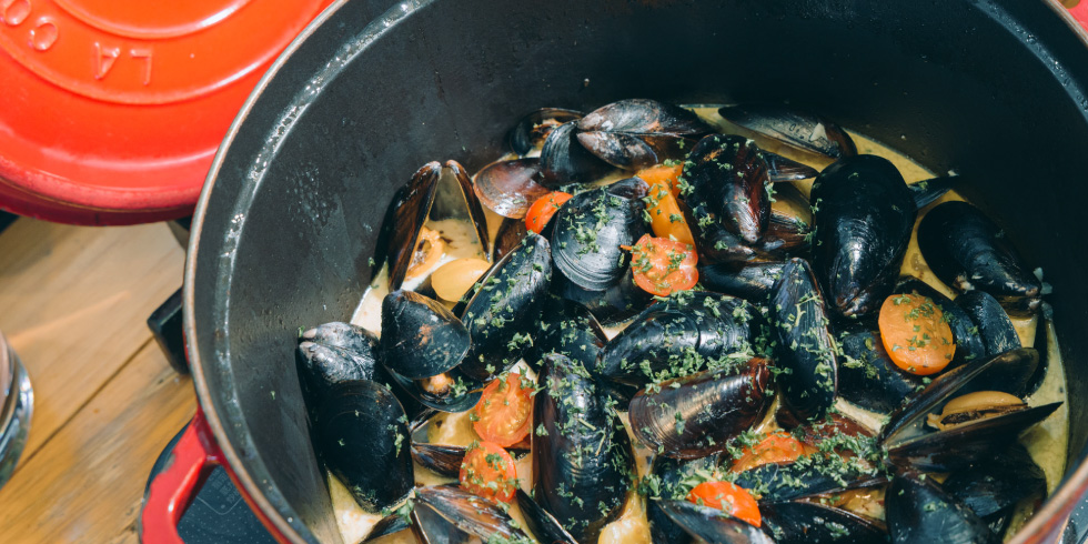 夕食バイキング