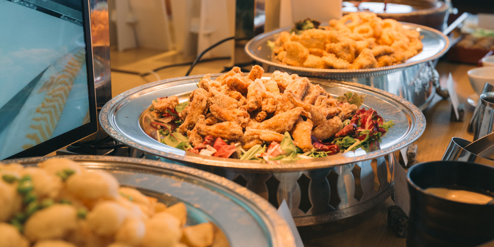 夕食バイキング