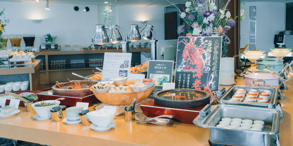 夕食バイキング