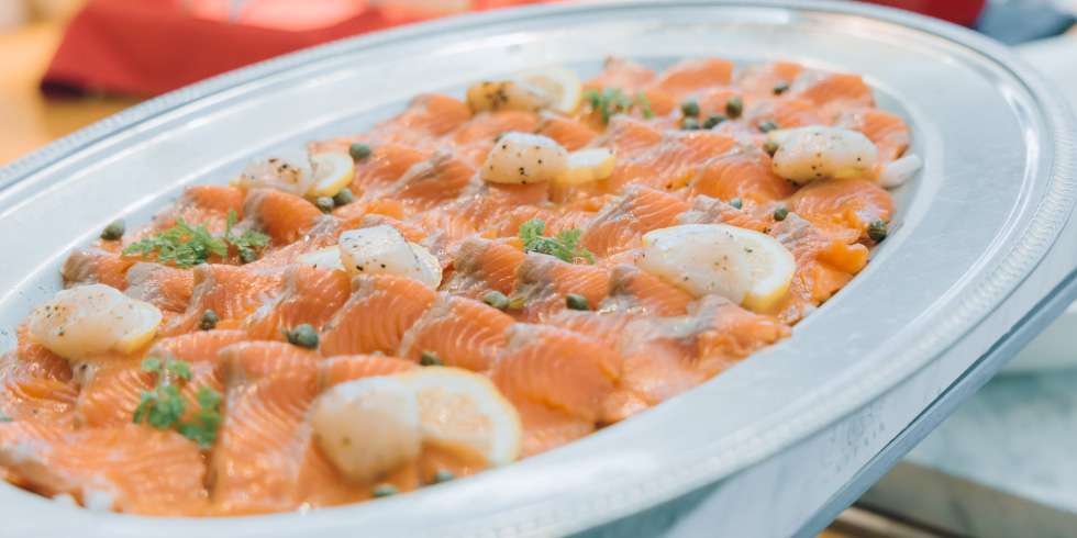 朝食バイキング