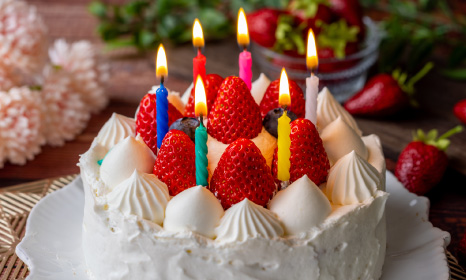 記念日のケーキ