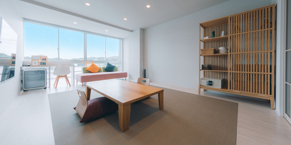 ペットと泊まれる10畳和室