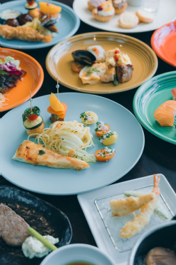 夕食バイキング